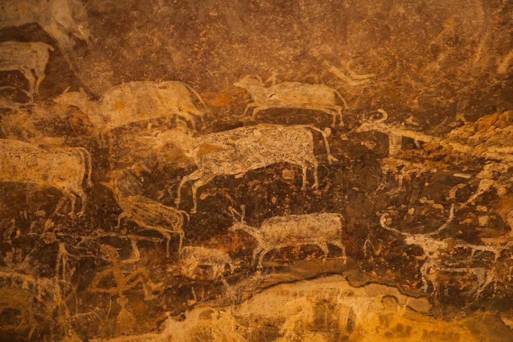 BHIMBETKA CAVE PAINTINGS 