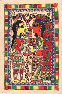 madhubani(mithila) paintings art