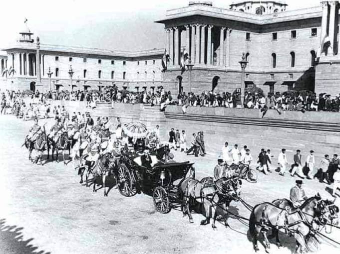 Republic Day was celebrated for the first time on Rajpath in 1955
