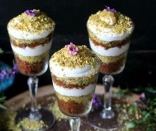 Vegan Carrot Halwa Trifle 