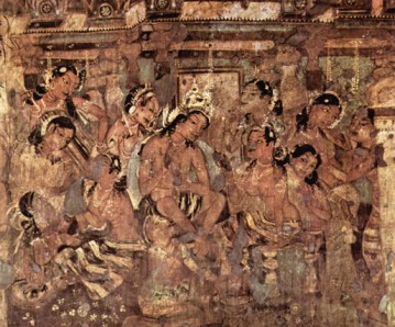 ajanta cave painting in india