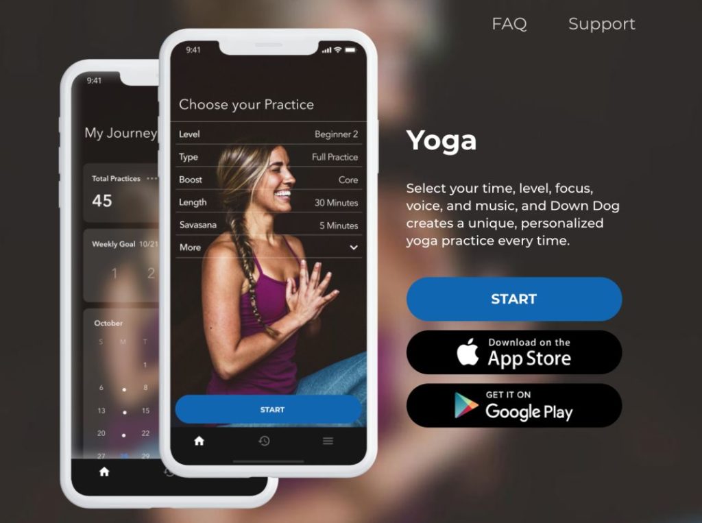 Best Yoga Apps for Android and iOS -Down Dog App