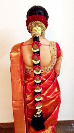 Jadanagam hair ornament of South India