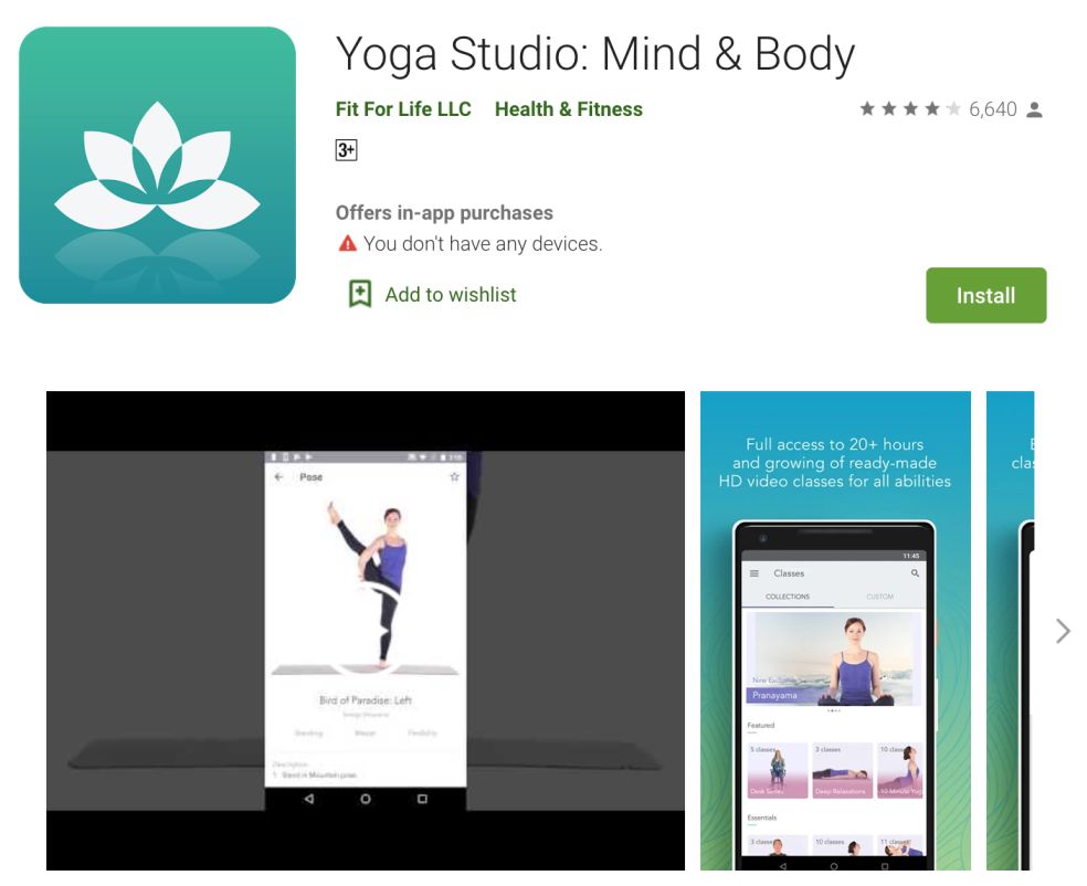Yoga Studio Apps