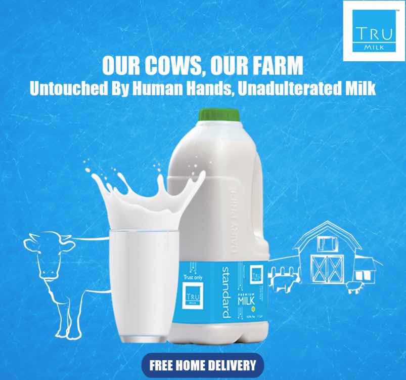 TruMilk in Mani Majra, Panchkula, Zirakpur, Ludhiana, Delhi, Gurugram