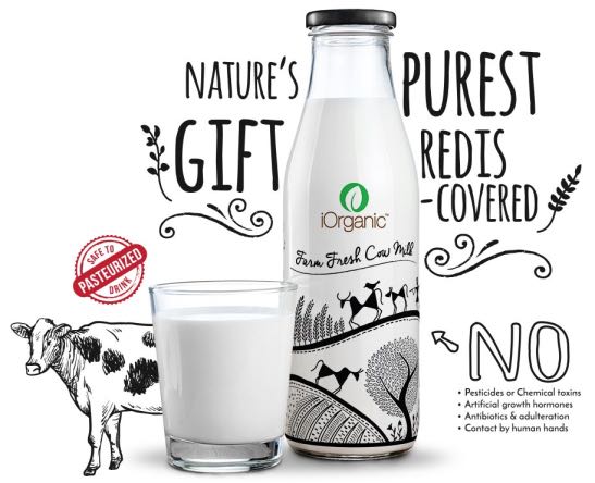 iOrganic Milk in North Delhi, West Delhi and South Delhi