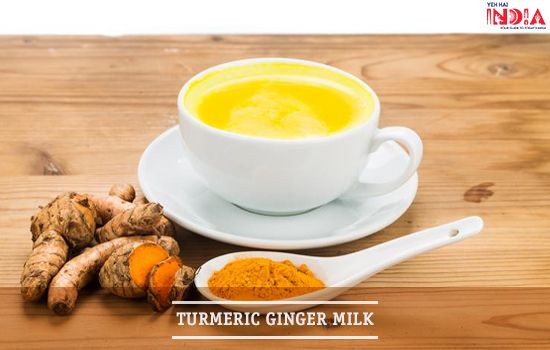 Turmeric ginger milk