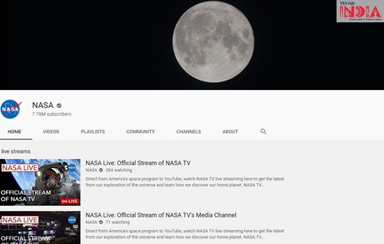 Best Astronomy YouTube Channels NASA