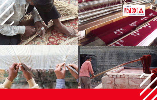 process of carpet making