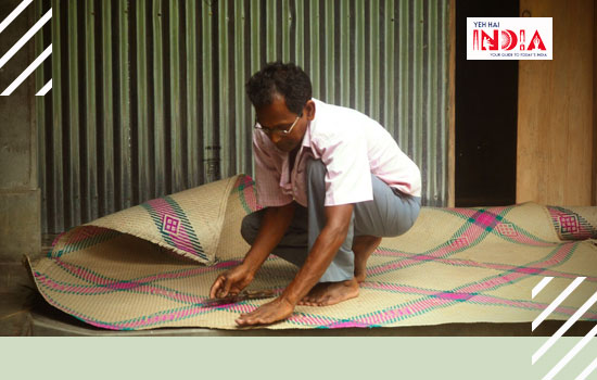 Sital Pati Mat Weaving in Assam uses