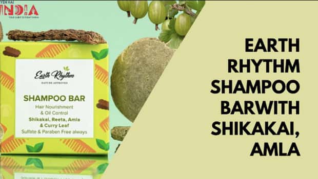 Earth Rhythm Shampoo Bar with Shikakai Reeta Amla & Curry Leaf