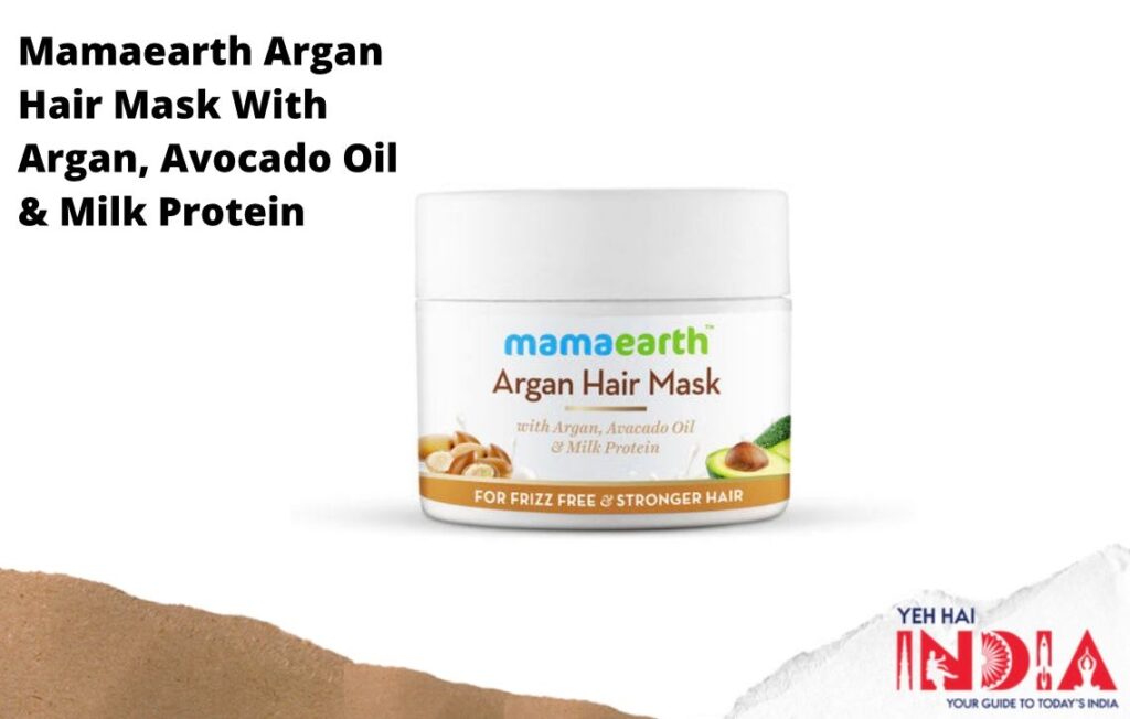 Mama Earth Argan Hair Mask with Argan, Avocado Oil & Milk Protein