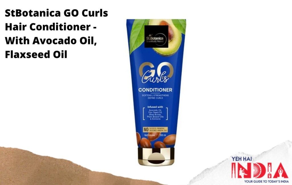 St Botanica GO Curls Hair Conditioner with Avocado Oil and Flaxseed Oil