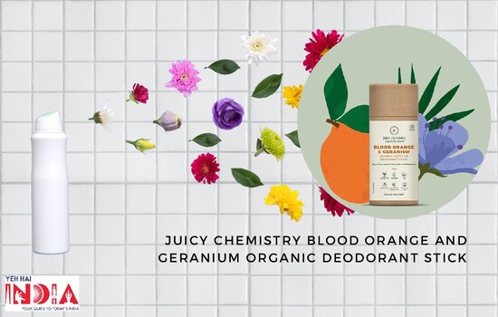 Juicy Chemistry Blood Orange and Geranium Organic Deodorant Stick