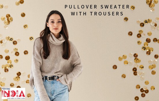 Pullover Sweater with Trousers