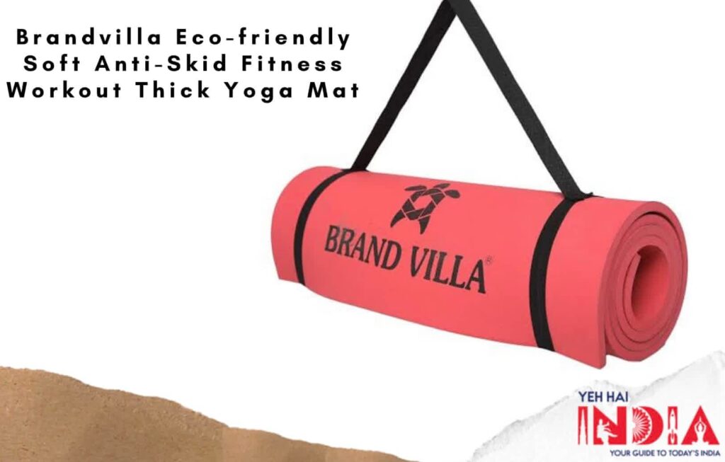 Brandvilla Eco-friendly Soft Anti-Skid Fitness Workout Thick Yoga Mat