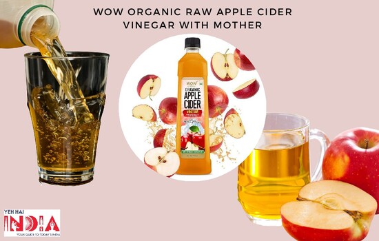 WOW Organic Raw Apple Cider Vinegar with Mother