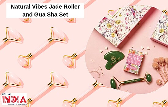 Natural Vibes Jade Roller and Gua Sha Set