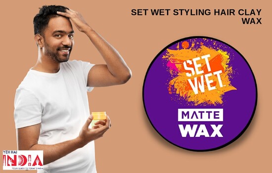 Set Wet Styling Hair Clay Wax