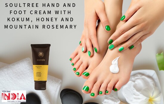  SoulTree Hand and Foot Cream with Kokum, Honey and Mountain Rosemary