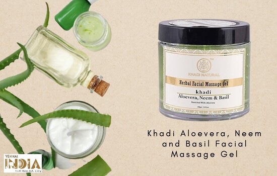 Khadi Aloevera, Neem and Basil Facial Massage Gel
