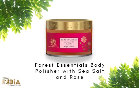 Forest Essentials Body Polisher with Sea Salt and Rose