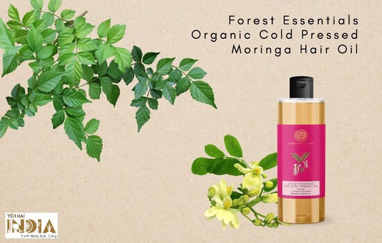 Forest Essentials Organic Cold Pressed Moringa Hair Oil