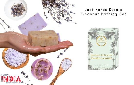  Just Herbs Kerala Coconut Bathing Bar