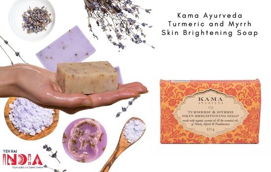 Kama Ayurveda Turmeric and Myrrh Skin Brightening Soap