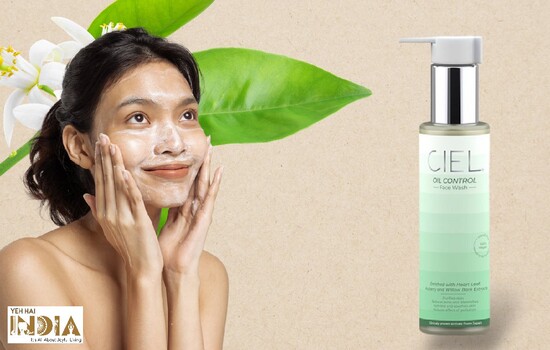 CIEL Oil Control Face Wash touch and feel
