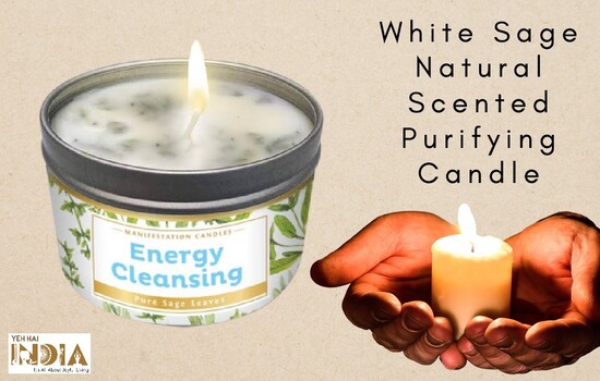 White Sage Natural Scented Purifying Candles