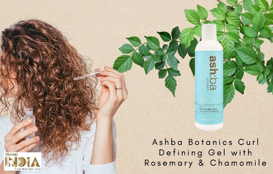 Ashba Botanics Curl Defining Gel with Rosemary & Chamomile