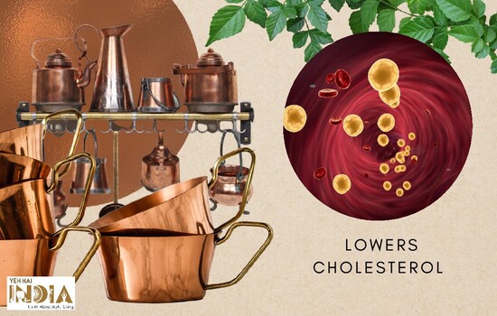 Copper lowers cholesterol