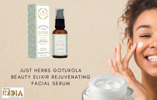 Just Herbs Gotukola Beauty Elixir Rejuvenating Facial Serum