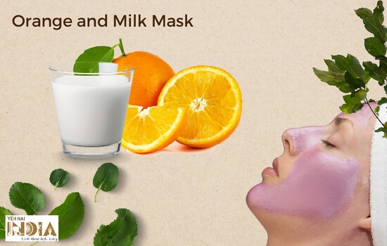 Orange and Milk Mask