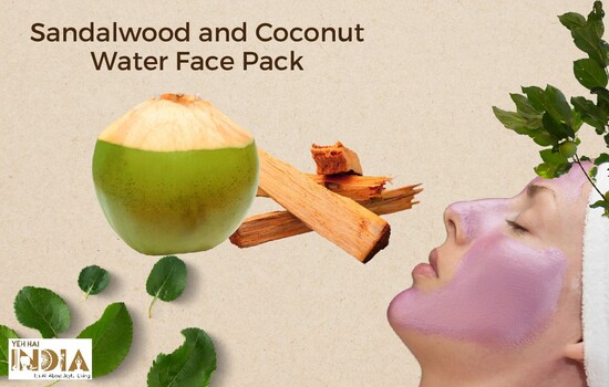 Sandalwood and Coconut Water Face Pack
