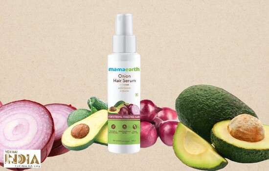 Onion Scalp Serum with Onion and Niacinamide for Healthy Hair Growth by Mamaearth