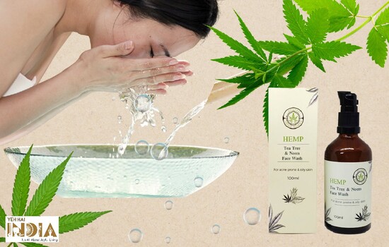 Ananta Hemp Works’ Hemp Face Wash With Tea Tree & Neem product feel