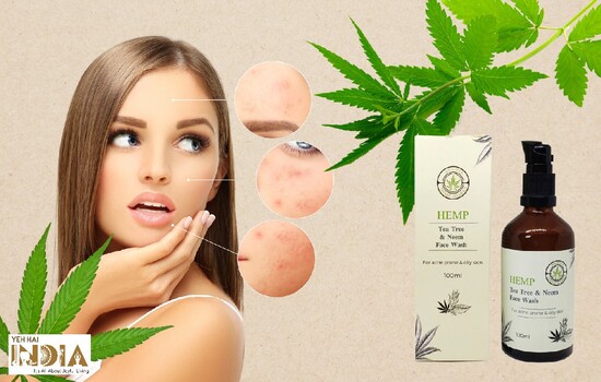 Ananta Hemp Works’ Hemp Face Wash With Tea Tree & Neem for skin type and face