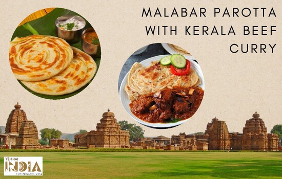 Malabar Parotta with Kerala Beef Curry