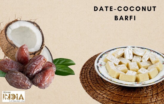 Date-Coconut Barfi