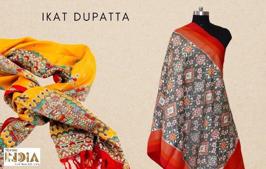 Ikat Dupatta