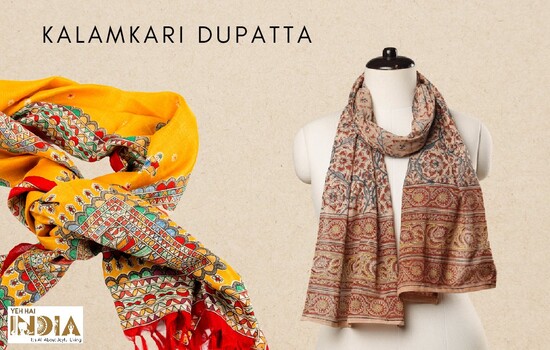 Kalamkari Dupatta