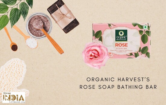 Organic Harvest’s Rose Soap Bathing Bar