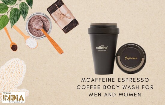 mCaffeine Espresso Coffee Body Wash for Men and Women