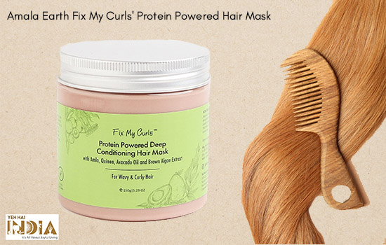 Amala Earth Fix My Curls' Protein Powered Hair Mask