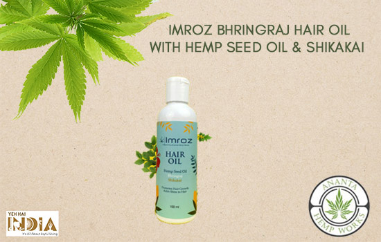 Bhringraj Hair Oil with Hemp Seed Oil & Shikakai