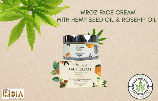Face Cream With Hemp Seed Oil & Rosehip Oil
