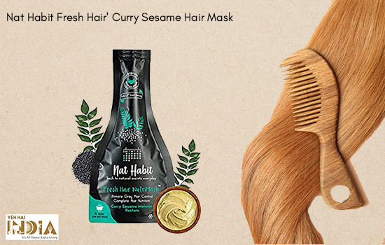 Nat Habit Fresh Hair' Curry Sesame Hair Mask