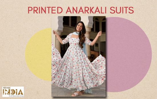 Printed Anarkali suits
